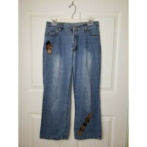 Straight Leg Jeans Size 13 2000's Aesthetic Summer Petite 90's Aesthetic Used
